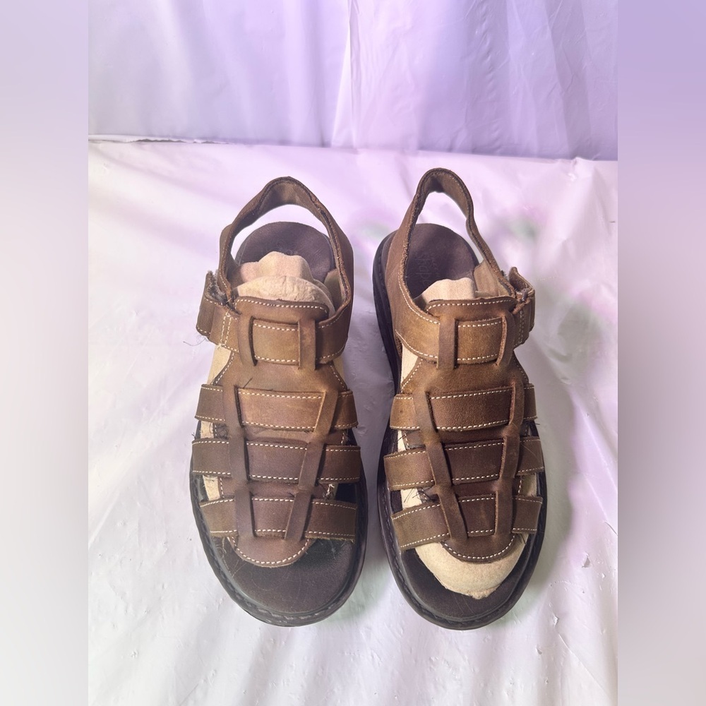 Skechers Tan Platform Sandals - Picture 3 of 10